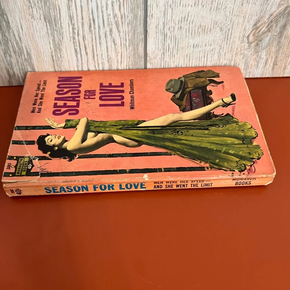 Season for Love Whitman‎ Chambers Monarch Books 380 Bob Maguire Cover Art 1963
